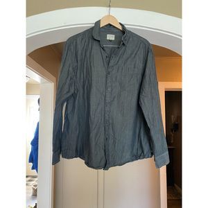 Threads & Heirs XL button up shirt Dark Grey gently used